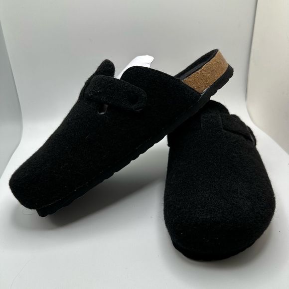 CUSHIONAIRE Women's Cork Footbed Clog 9 BLaCK - Picture 7 of 7